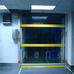 广州高速卷帘门厂家 XDM厂房感应叉车专用门的安装与维修服务